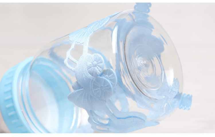 Osito Lazo Bebé Luna Llena Biberón Pequeño