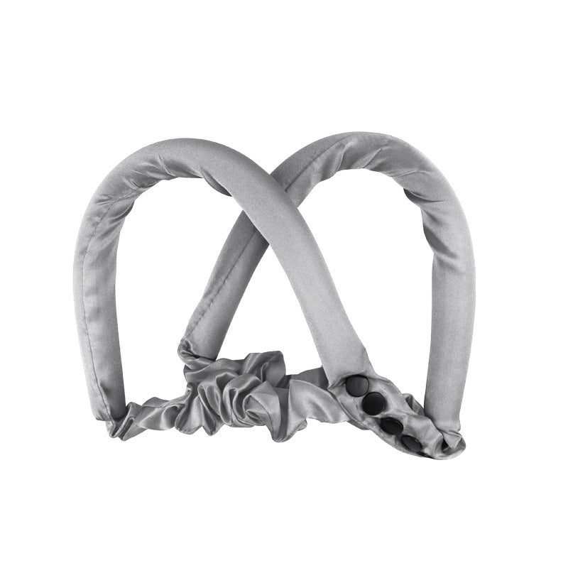 Rizador de pelo perezoso para dormir, bigudíes de pelo con ondas grandes, tipo botón de esponja, rizador de pelo de goma sin calor