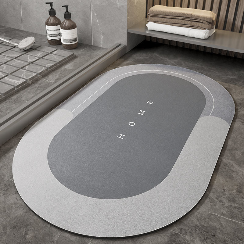 Alfombra de baño superabsorbente de piel de Napa, alfombra de baño de secado rápido, alfombras modernas simples antideslizantes para el suelo, alfombra de cocina a prueba de aceite para el hogar