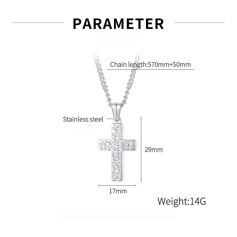 Fashionable All-match Stainless Steel Pendant Necklace Ornament