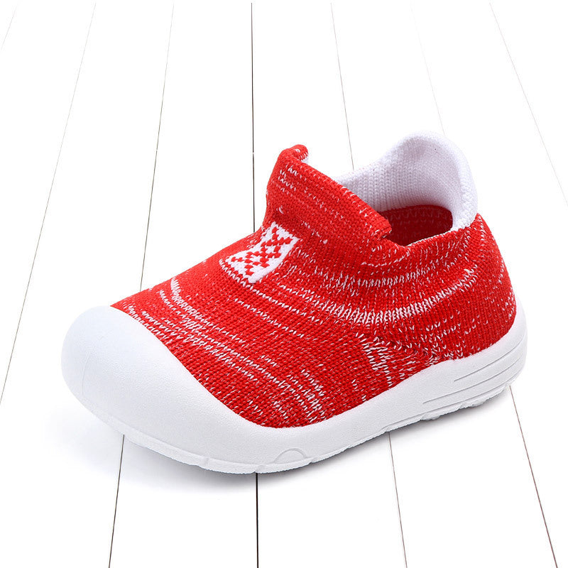 Chaussures de printemps à semelle souple pour enfants, chaussures de marche antidérapantes et respirantes pour bébés