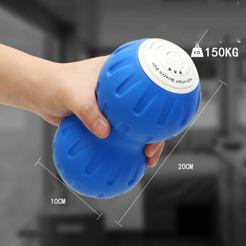 Bola de maní vibratoria eléctrica, relajante muscular, gimnasio en casa, Fitness, Yoga, masajeador, bola de maní vibratoria