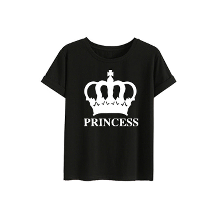 Crown King – T-Shirt à manches courtes pour toute la famille, nouvelle collection d'été