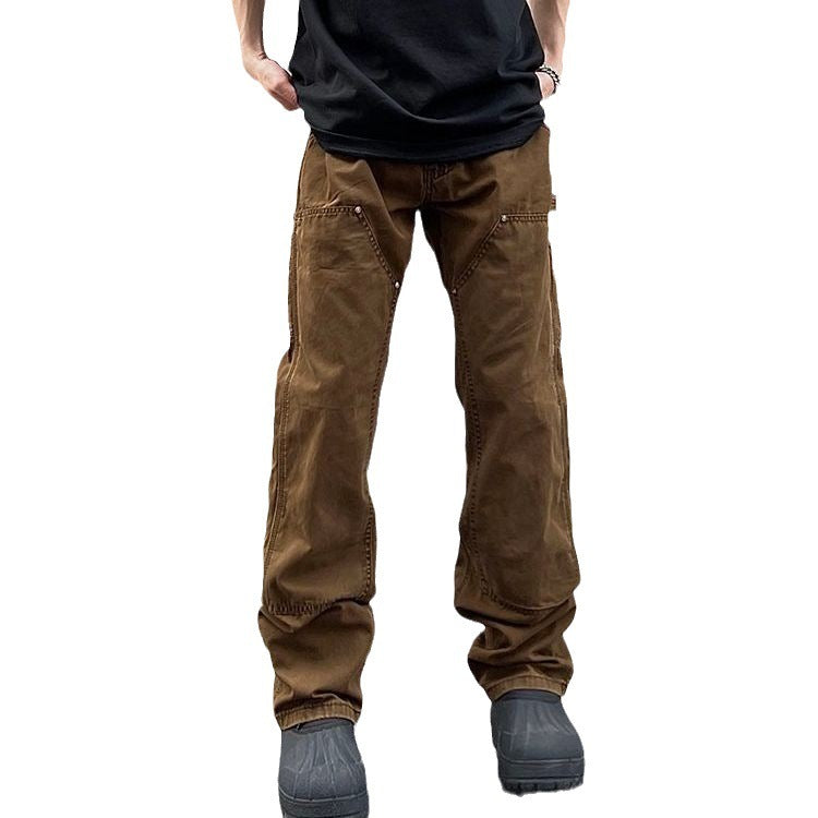 Men's Logging Workwear Straight Casual Jeans