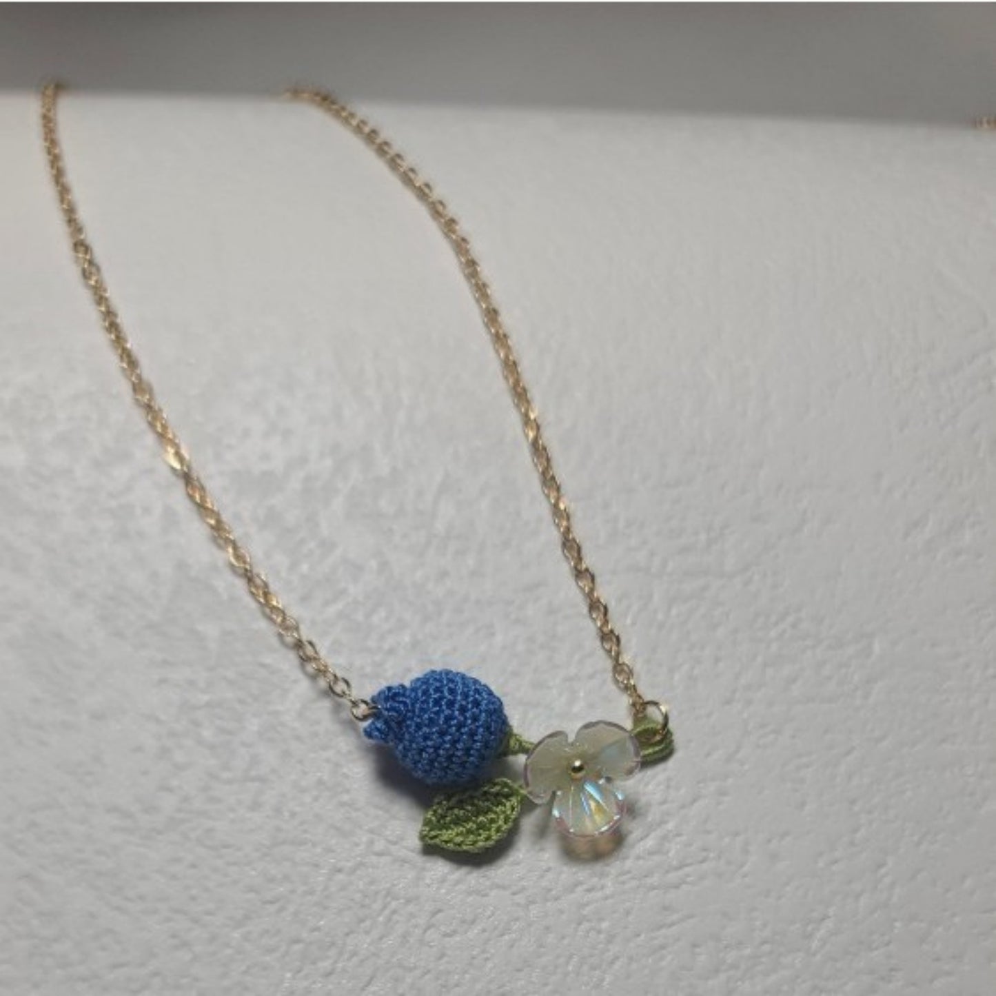 Micro Gancho Collar De Arándanos Gancho De Mano