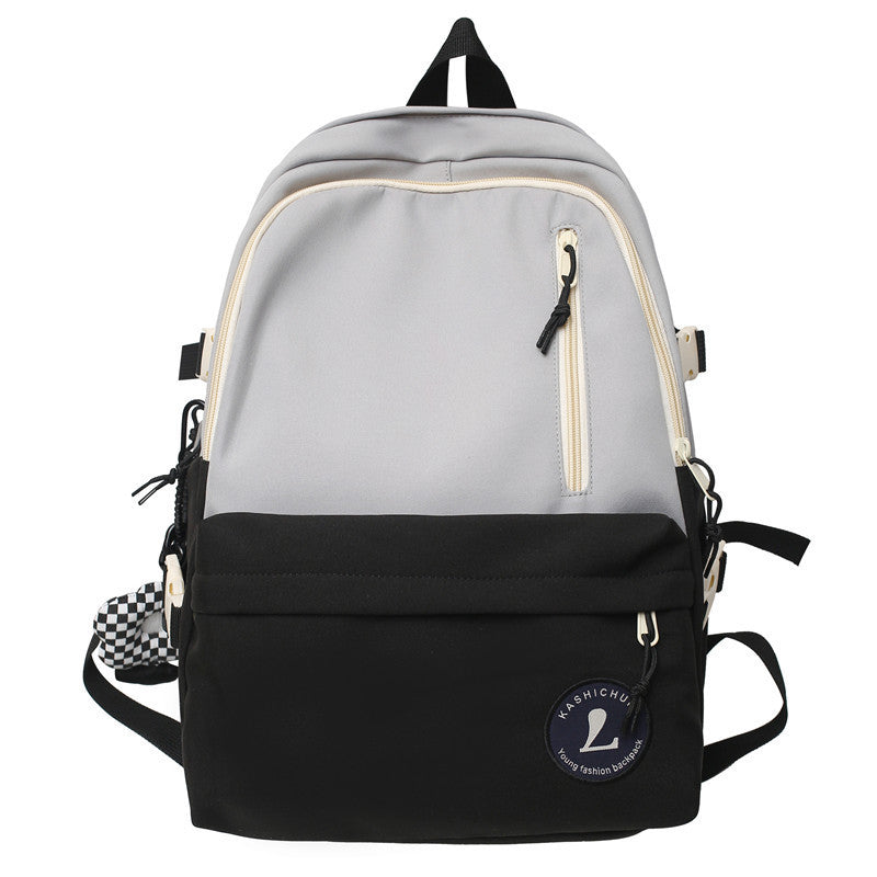 Sac à dos simple pour femme Sac à dos de grande capacité