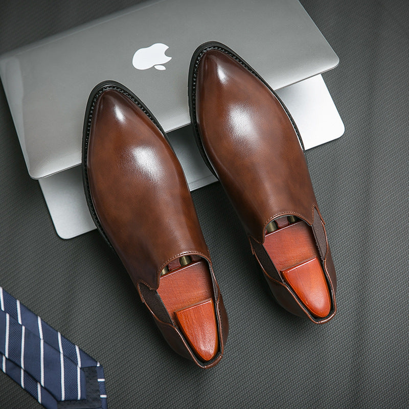 Chaussures à bout pointu à enfiler British Leisure