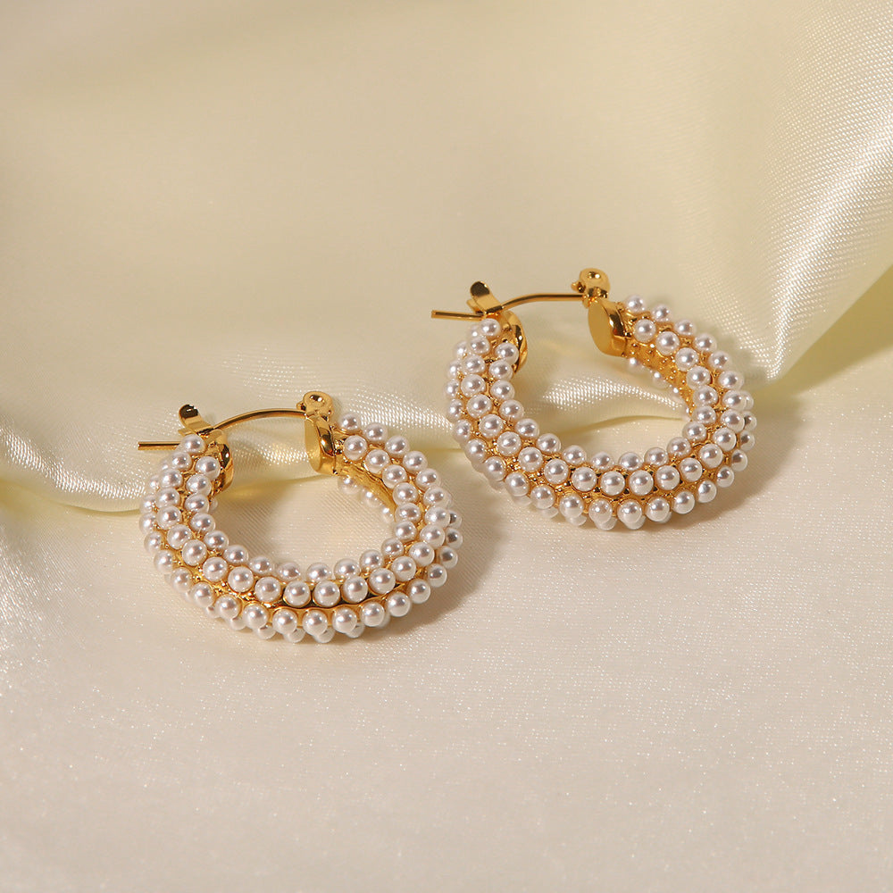 Boucles d'oreilles géométriques vintage pour femmes