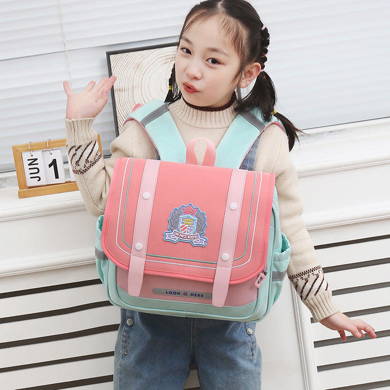 Sac à dos pour écoliers du primaire, sac à dos de Style britannique pour garçons et filles, réduction de la charge, pour enfants