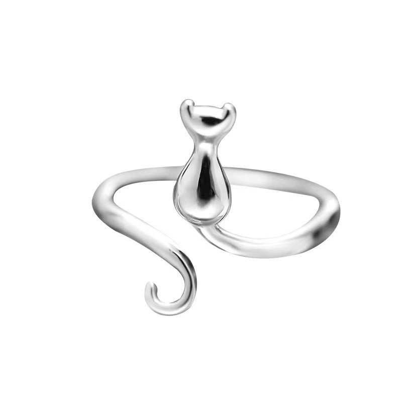 Wire Artifact Knit A Sweater Cat Ring