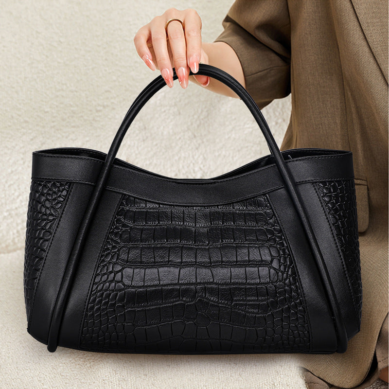 Bolso de cuero Bolso de mano Viajero de moda Práctico