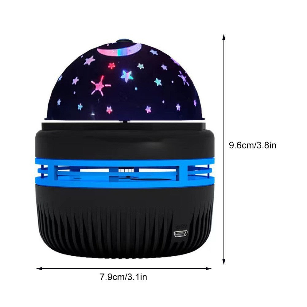Remote Control Water Ripple Starry Sky Airdrop Small Night Lamp