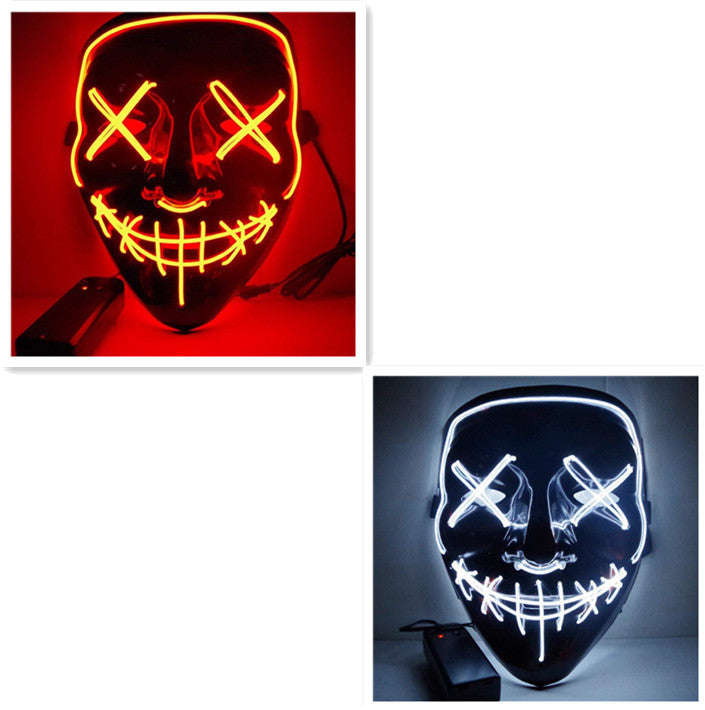 Máscara luminosa Line Up Festive Led Glitter Grimace