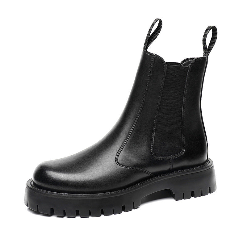 Bottes Dr Martens Doublées En Polaire D'hiver Style Coréen Pour Hommes