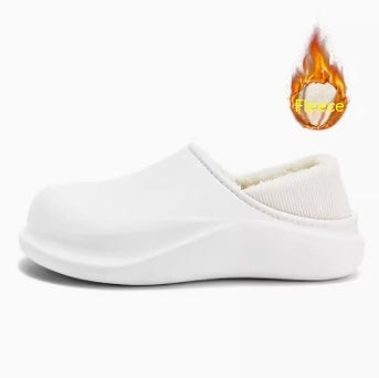 Muebles interiores de invierno para hombres y mujeres con felpa y tela espesa