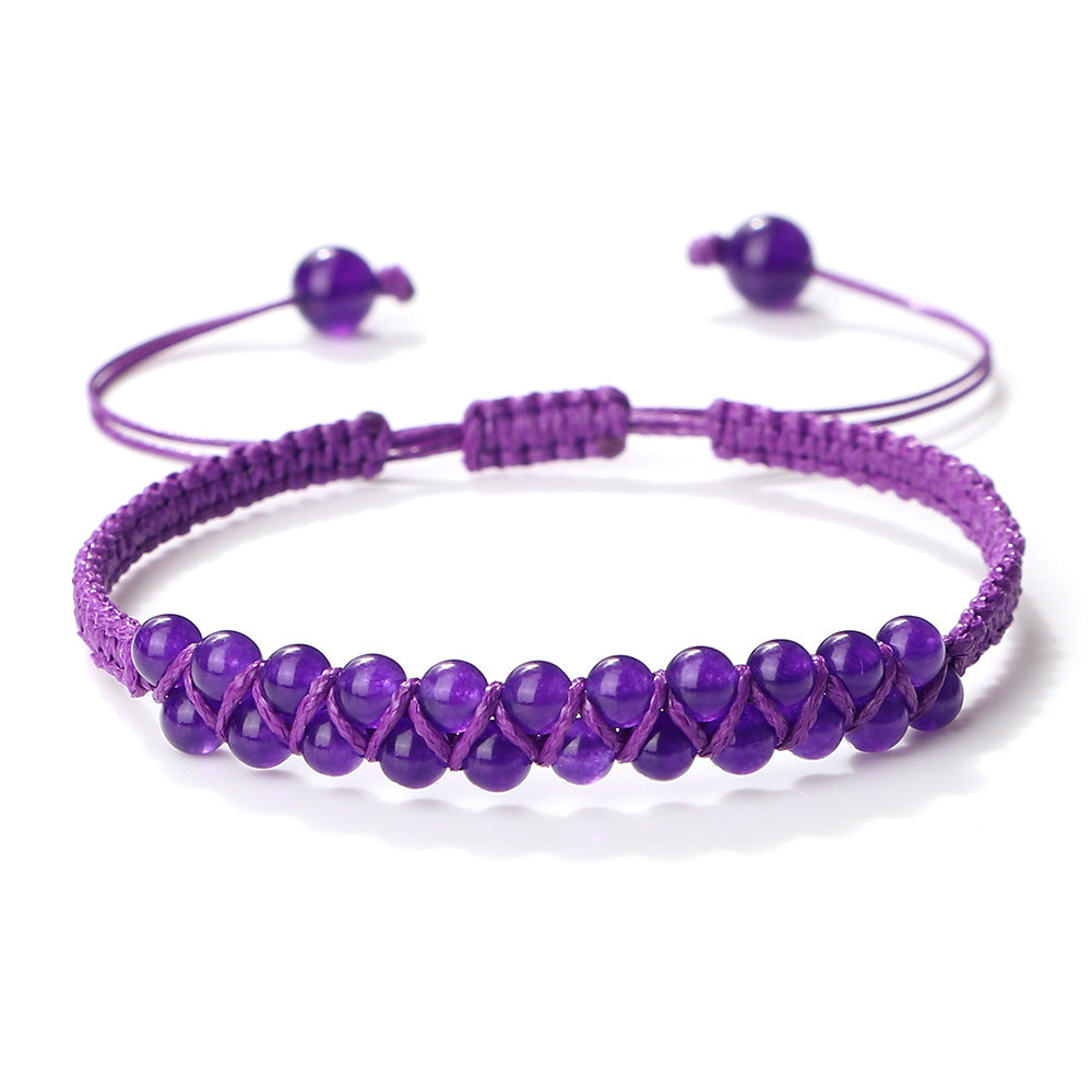 Bohemian Style Fashion Accessories Friendship Rope Bracelet Double Row Beads