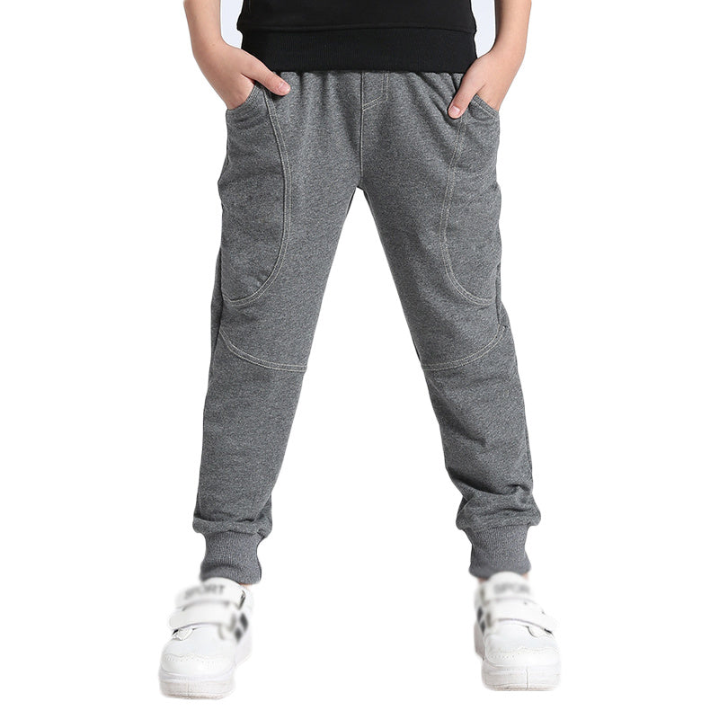Pantalons de sport décontractés en pur coton pour enfants, nouvelle collection printemps et automne