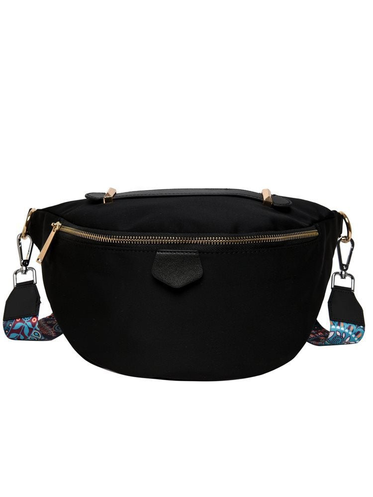 Bolso de cintura informal de moda de tela Oxford, bolso cruzado de un hombro en el pecho