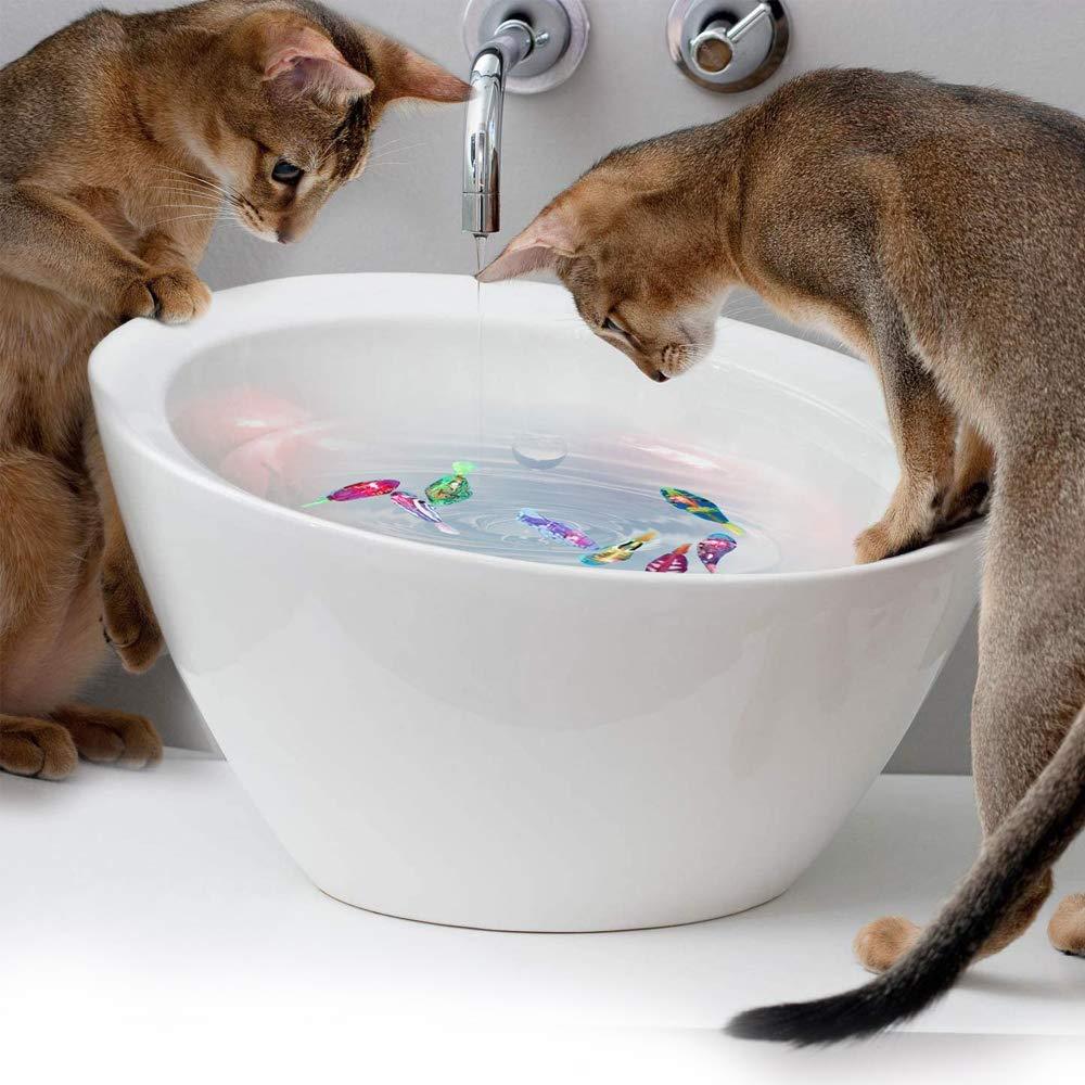 Jouet d'eau de poisson électrique interactif pour chat, pour jeu d'intérieur, Robot de natation, jouets de poisson pour chat, chien, animal de compagnie, bébé nageur, jouets de bain Robofish
