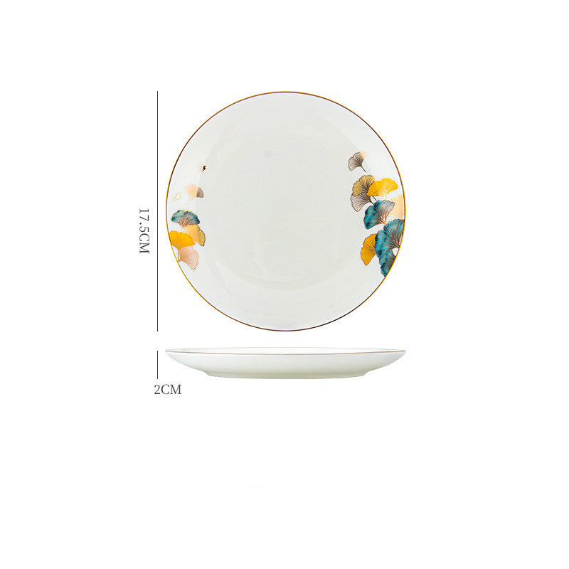 Assiettes à dîner Assiette à steak en céramique Web Porcelaine
