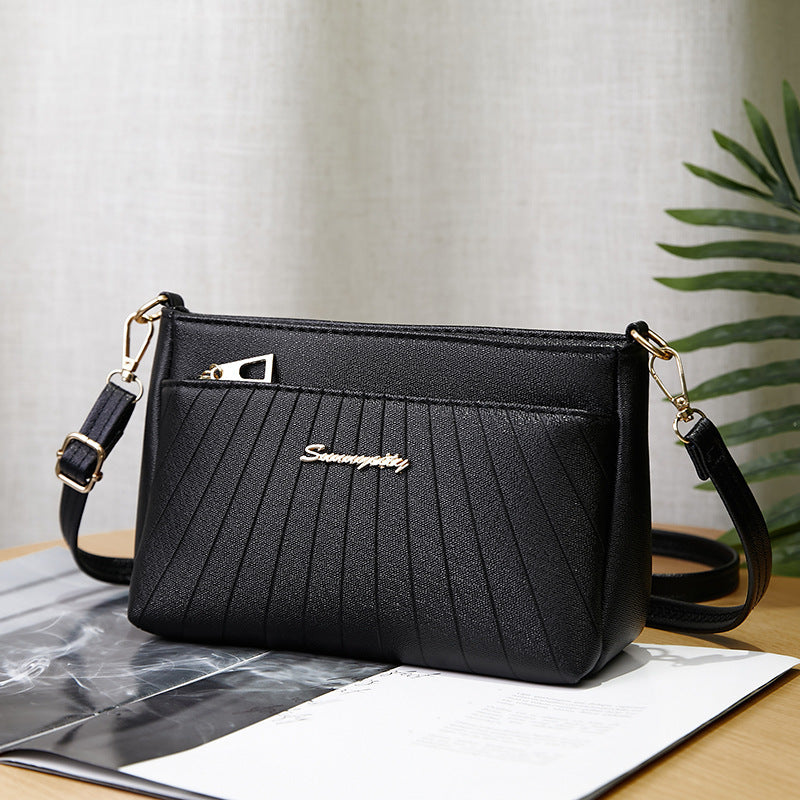Sac messager à bandoulière pour maman d'âge moyen en losange à la mode