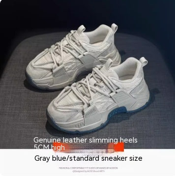 Zapatos deportivos de algodón de invierno para mujer con suela gruesa de ocio