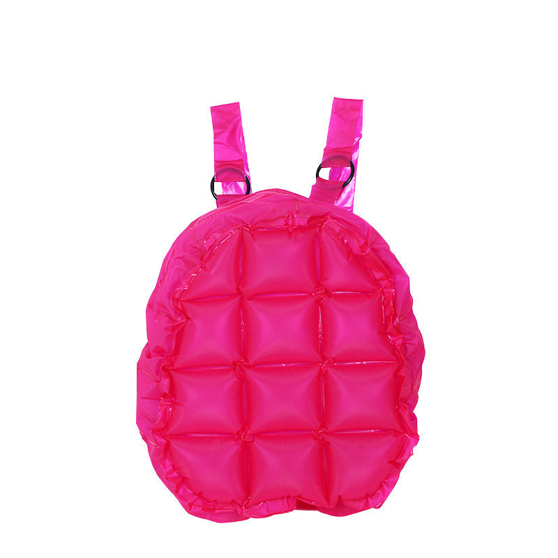 Mochila linda inflable de PVC de gran capacidad