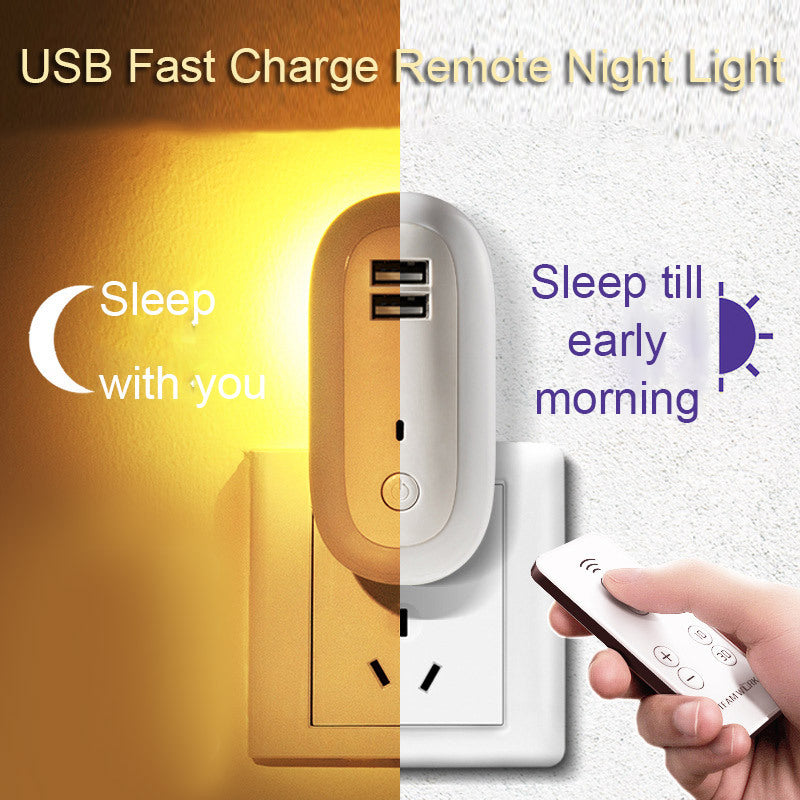 Lampe murale LED avec télécommande USB, variateur de synchronisation, veilleuse Simple, pour chambre à coucher, salon, couloir, prise de lampe murale LED