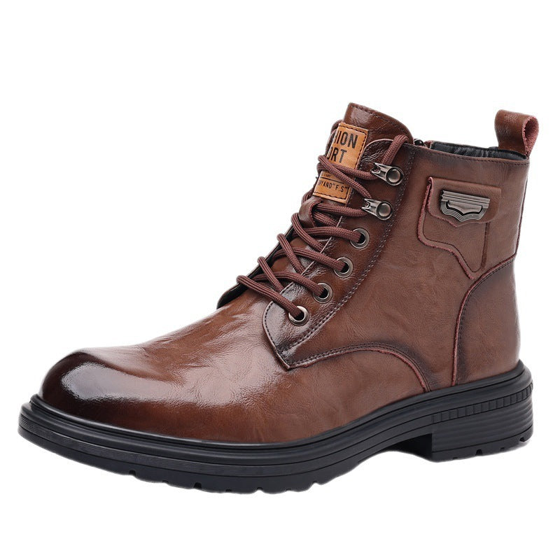 Botas de motor de transporte de moda Botines