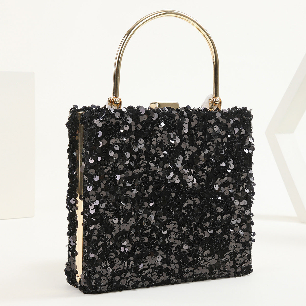 Sac de dîner à main pour femmes, paillettes colorées