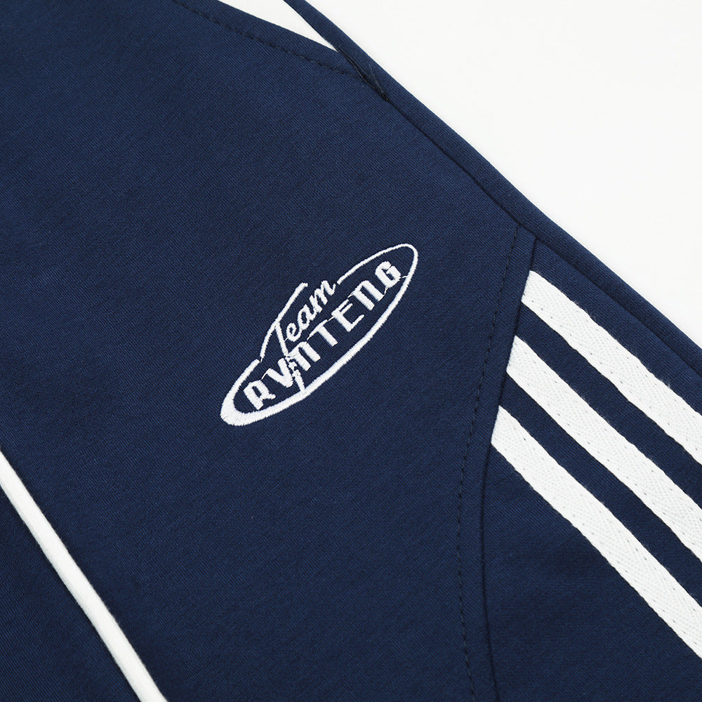 Men's Side Striped Stitching Straight Casual Pants