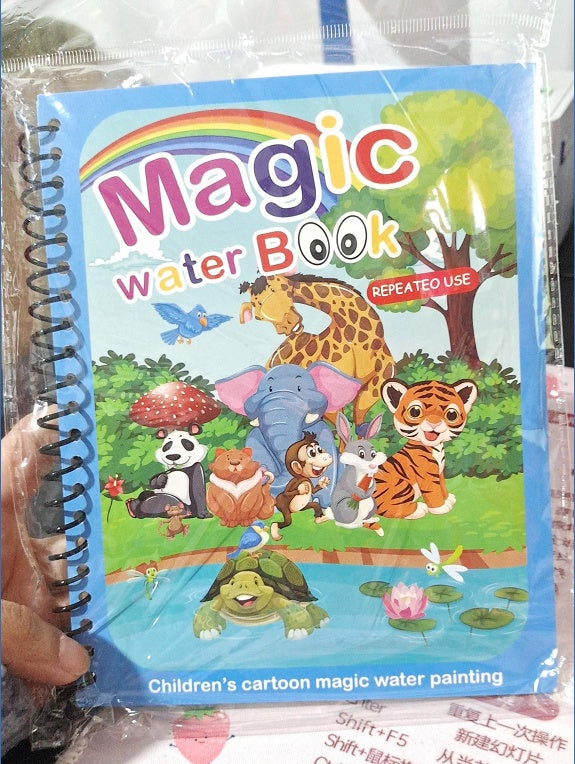 Livre de peinture à l'eau magique créatif pour enfants