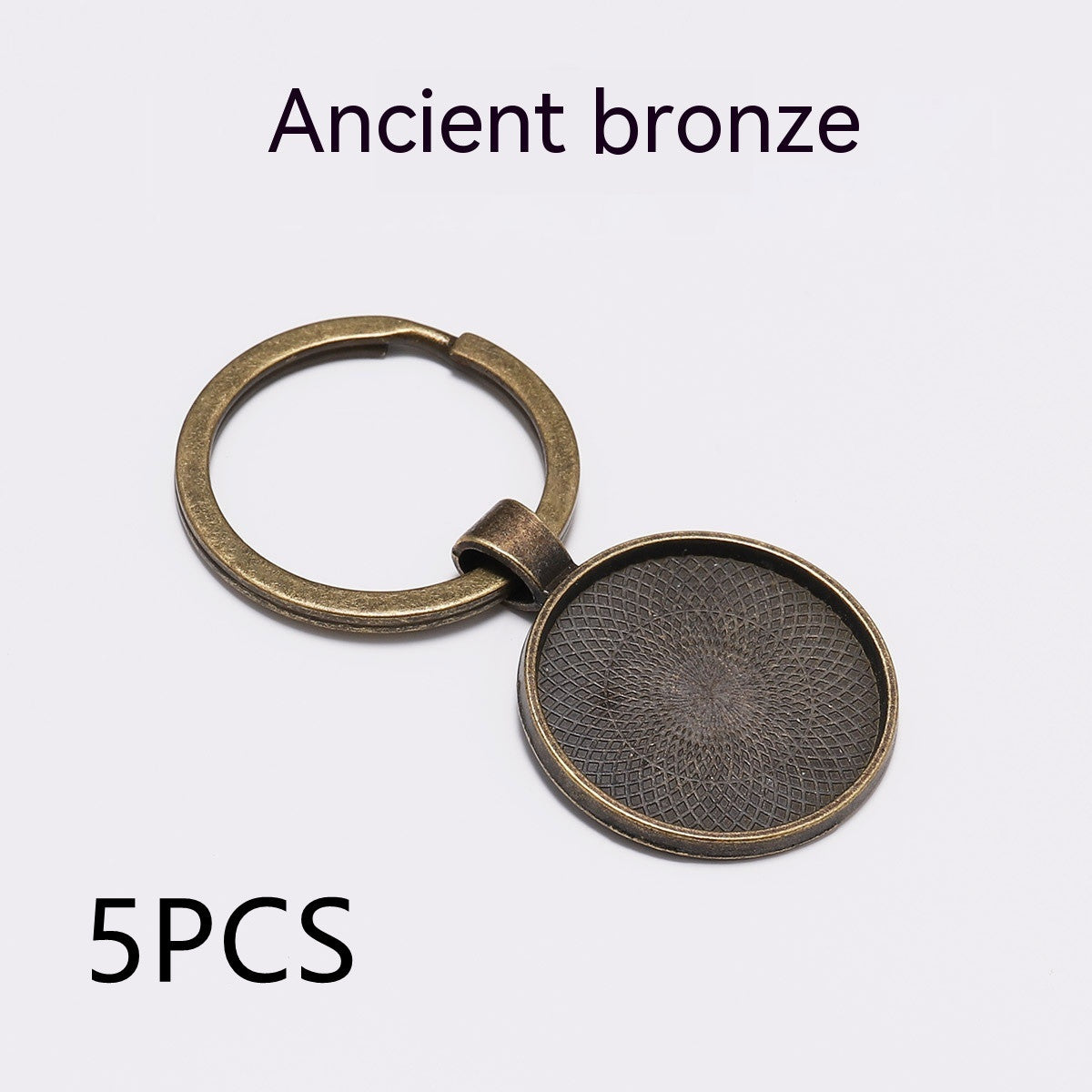 Porte-clés écologique sans Nickel, Support de Base en pierre de temps, pendentifs de clé