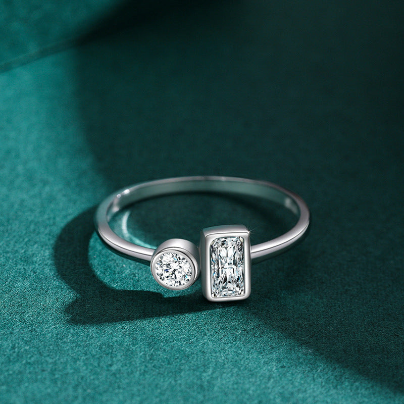 Women's Special-interest Design Ins Simple S925 Silver Ring