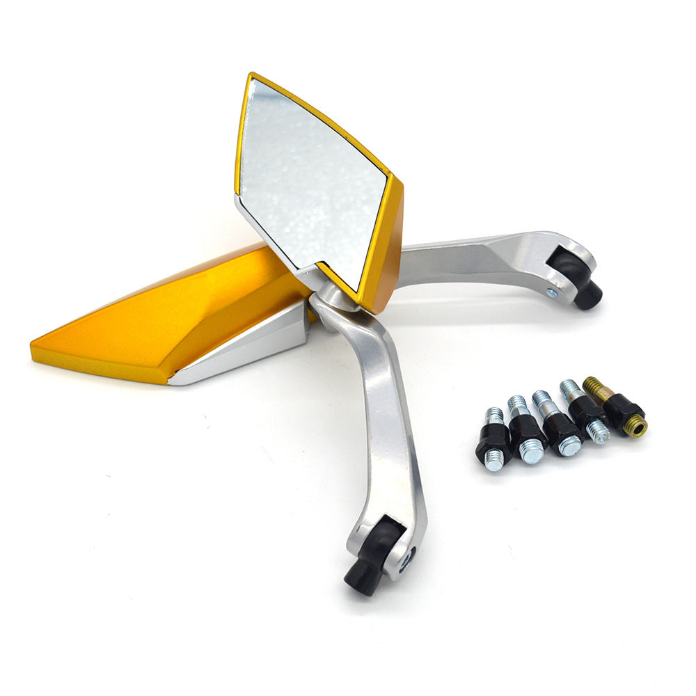 Losange en aluminium pour rétroviseur de moto