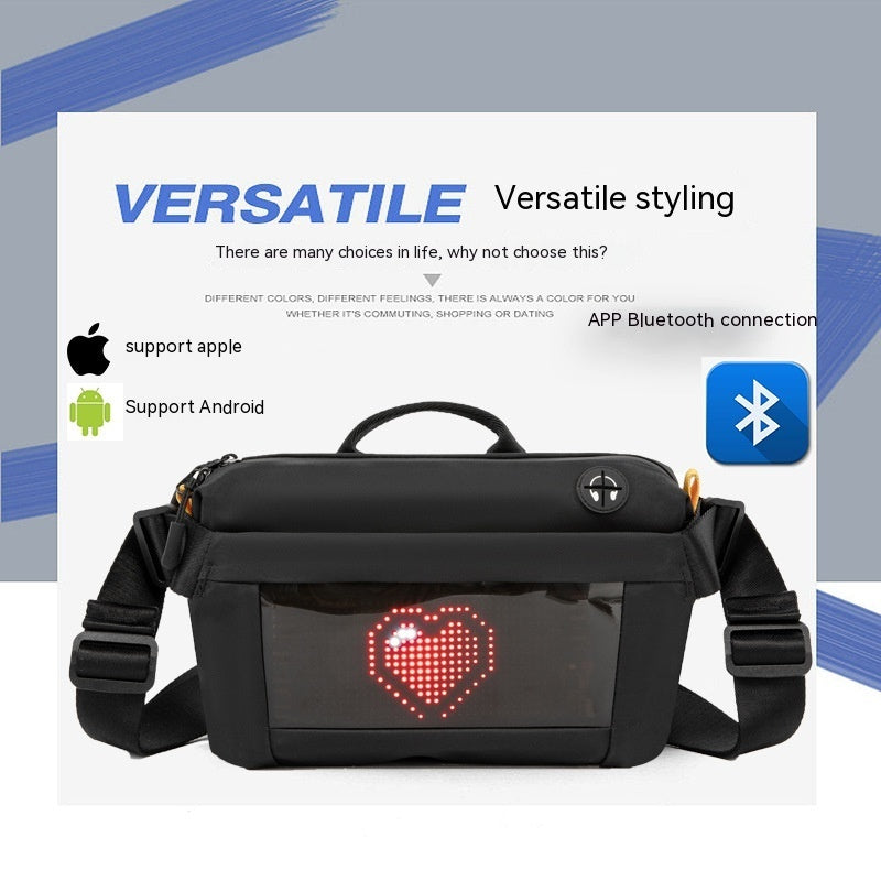 Sac de poitrine de sport de conception fraîche de bandoulière de taille de sport