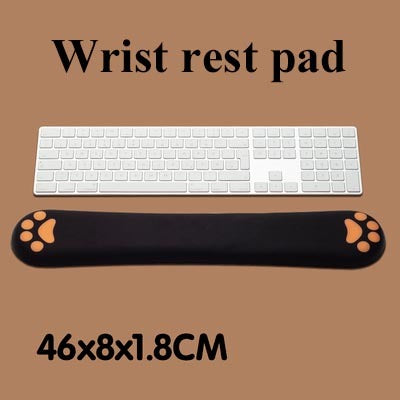 Griffe de chat en mousse à mémoire de forme, clavier, Support de main, bracelet, dessin animé mignon, créatif