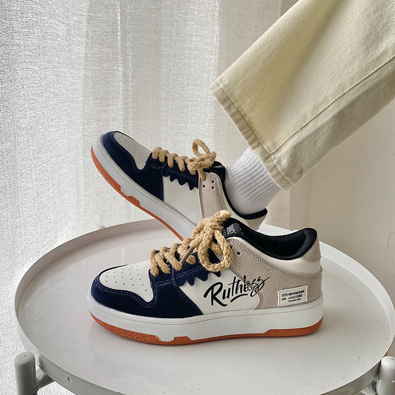 Zapato Escotado Pequeño Blanco Hombre