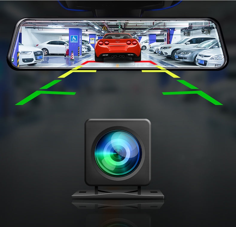 Enregistreur de conduite panoramique HD 360, image inversée