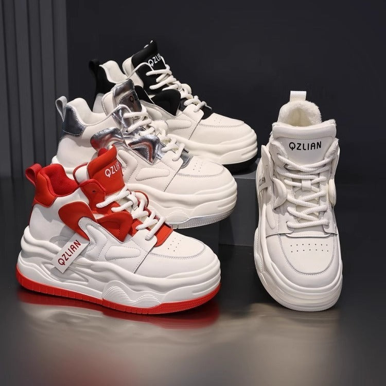 Chaussures Borad décontractées à fond épais et assorties avec tout