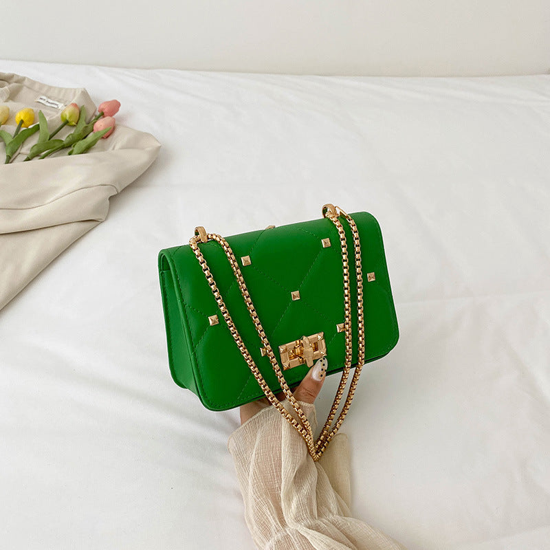 Sac à bandoulière à chaîne populaire à rivets d'été