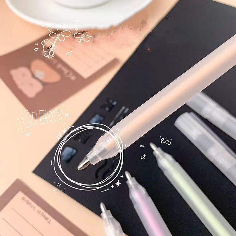 Pluma dispensadora de secado rápido de 20 segundos con tapa dispensadora de color macarrón