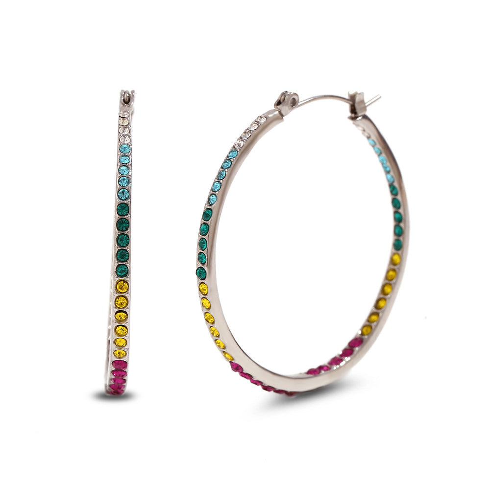 Boucles d'oreilles minimalistes de haute qualité, mode européenne et américaine