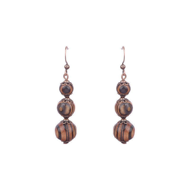 Style gland boucles d'oreilles femme feuille cercle métal cuir boucles d'oreilles