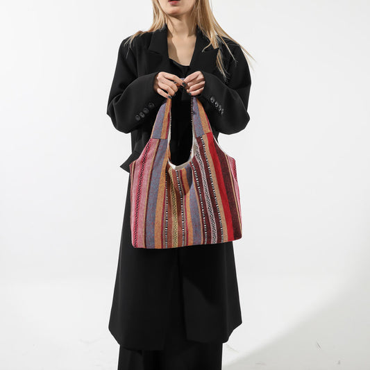 Simple Handbag Commuter Large Capacity Retro Personality Underarm Bag