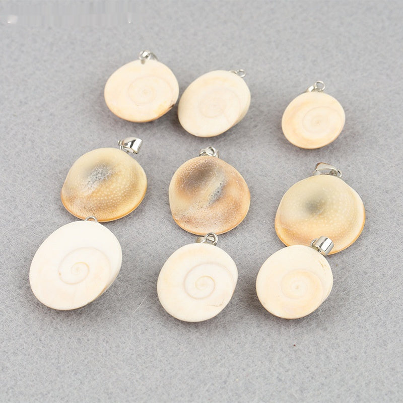 Colgante de piedra de cristal de color natural del arco iris