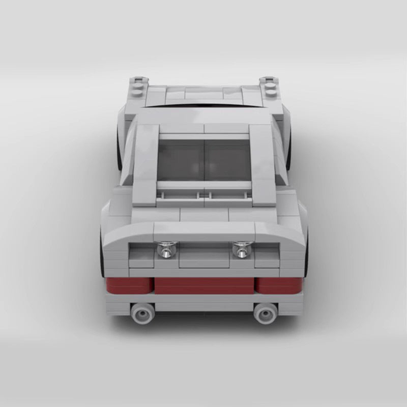 Blocs de construction de la série de véhicules MOC-74341, Puzzle de pièces de voiture de course Porsche