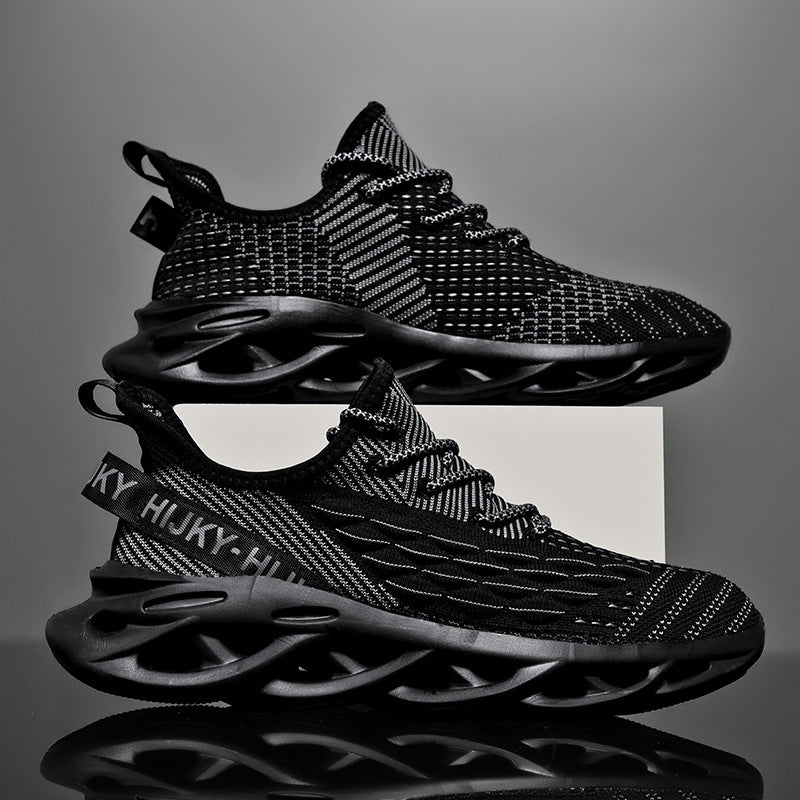 Jinjiang – chaussures légères à fond torsadé pour hommes, baskets Fly-kit en maille torsadée, chaussures collantes froides