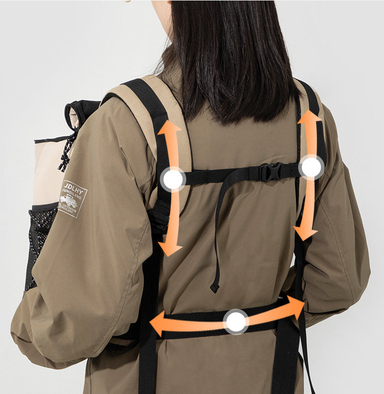 Mochila para mascotas, sombreado y ventilación, estuche de vuelo portátil