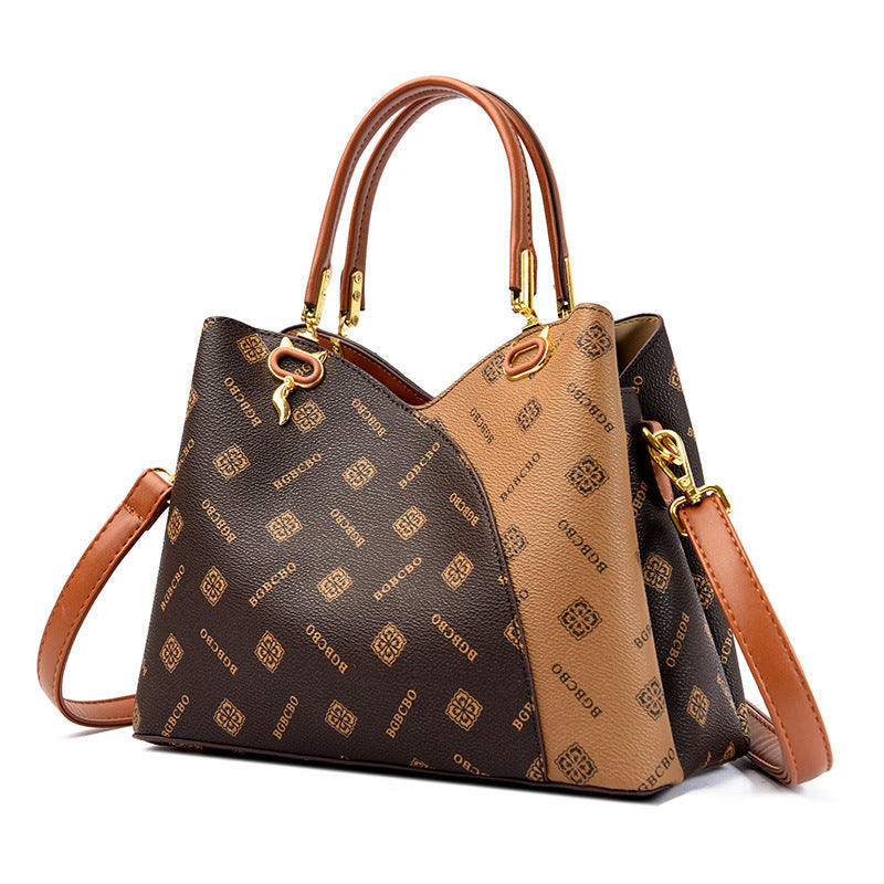 Bandolera de hombro Retro para mujer, bolso grande portátil para ir al trabajo